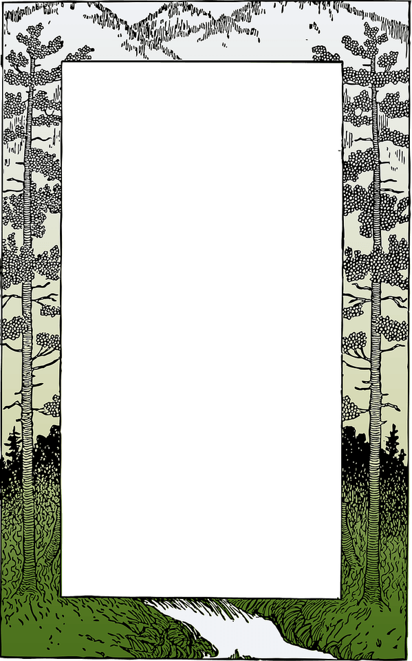 Forest Border PNG