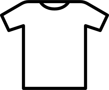 Blank T Shirt Black PNG