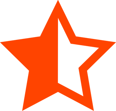 Half Star PNG