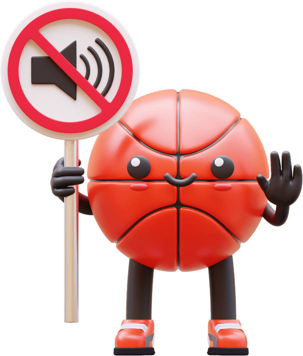 Silent Basketball PNG