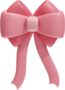 Cute Pink Bow PNG