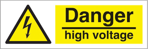 High Voltage Sign PNG