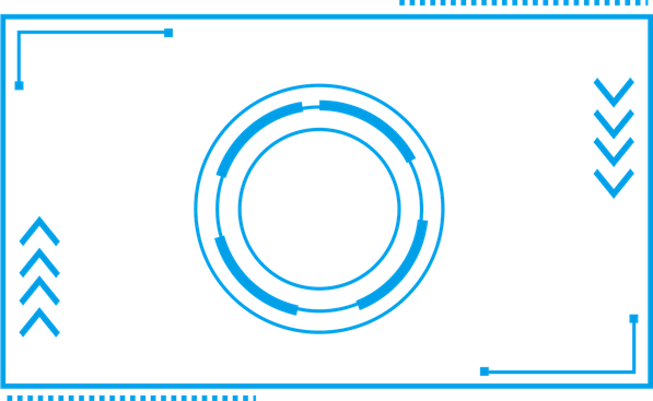 Futuristic Border PNG