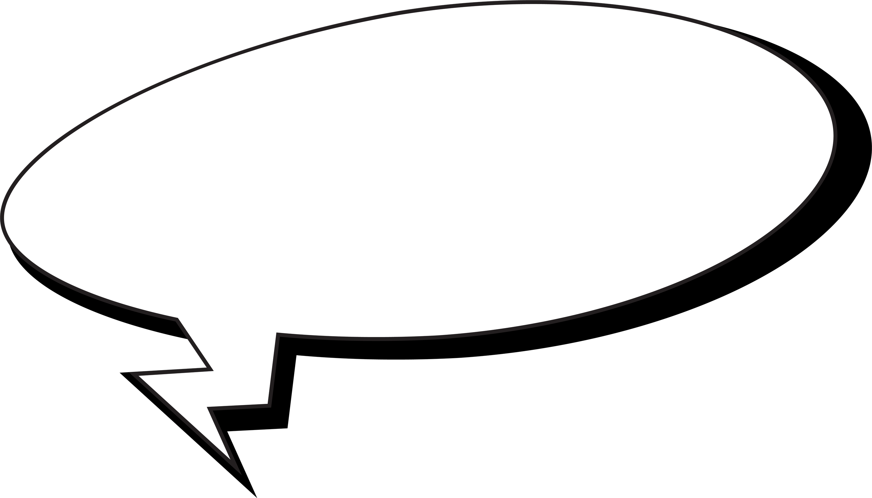 Manga Speech Bubble PNG
