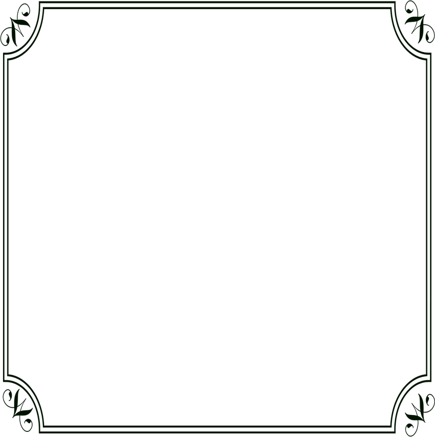 Black Square Border PNG
