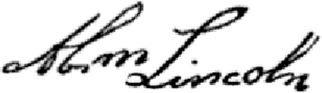 Abraham Lincoln Signature PNG