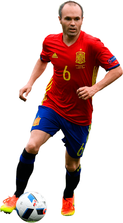 Andres Iniesta PNG