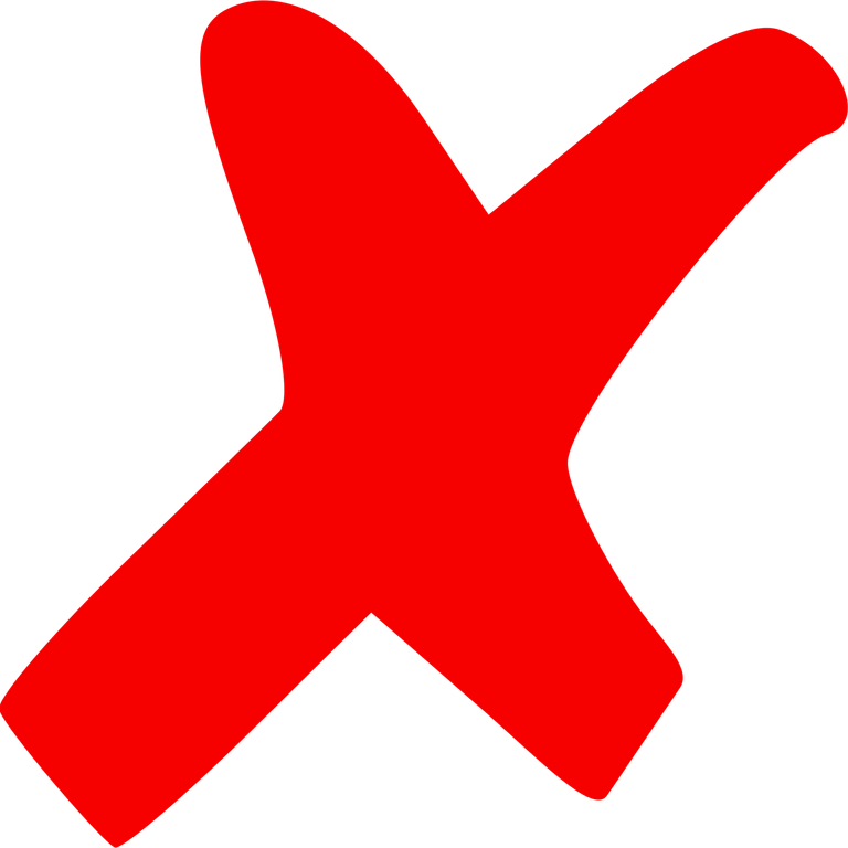 X Red PNG