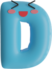 Alphabet Lore Letter D PNG