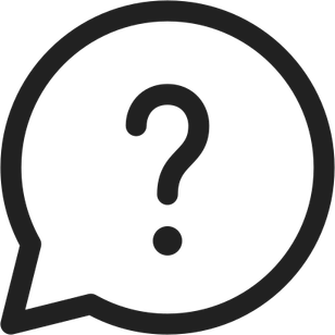 Help Text Bubble PNG