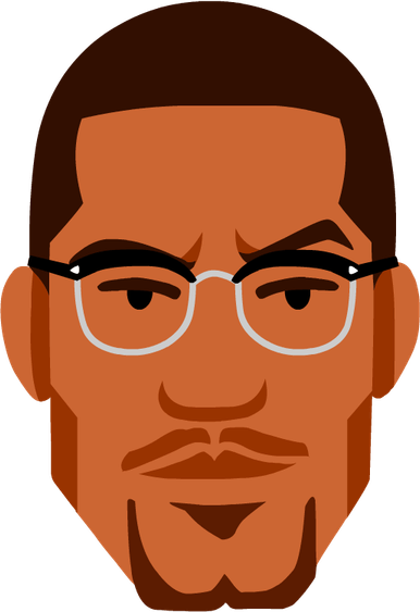 Malcolm X PNG