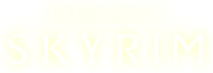 The Elder Scrolls V Skyrim Logo PNG