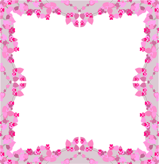 Cherry Blossom Border PNG