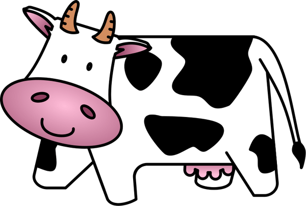 Cute Baby Cow PNG