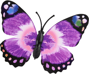 Watercolor Purple Butterfly PNG