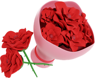 Valentine Day Flower PNG