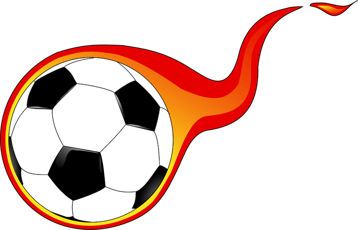 Flaming Football PNG