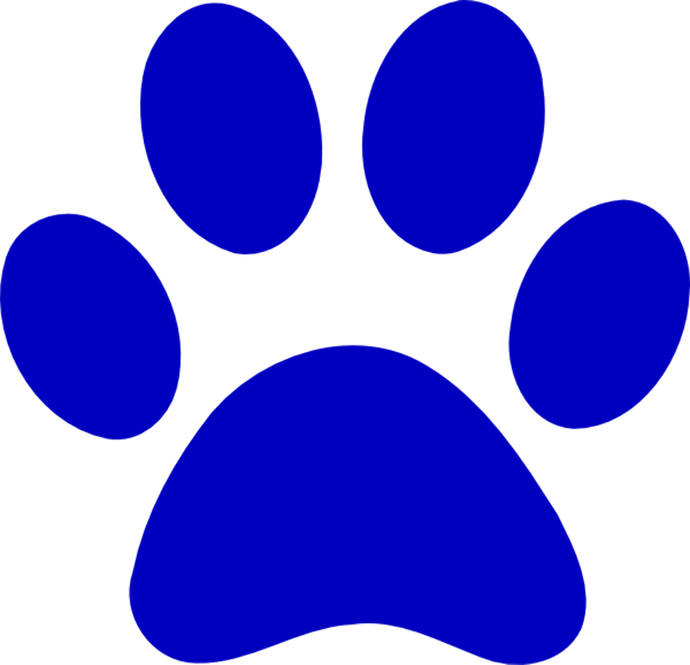 Blues Clues Paw Print PNG