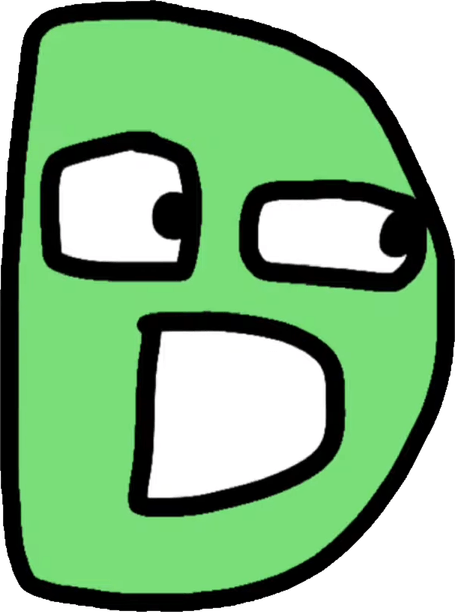 Alphabet Lore Letter D PNG