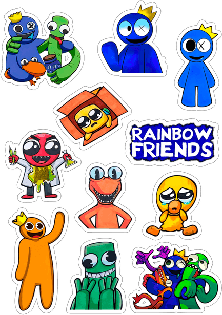 Rainbow Friends Green PNG