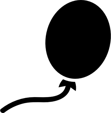Black Balloon PNG