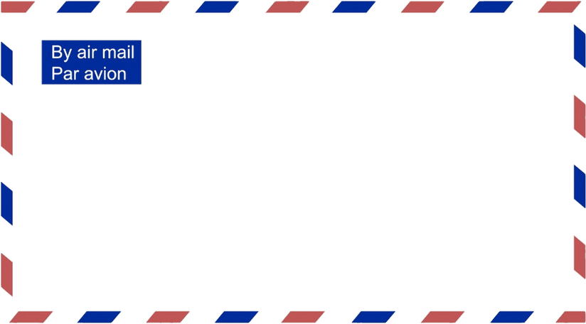 Air Mail Envelope PNG