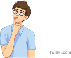 Thinking Man PNG