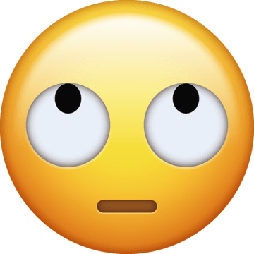 Rolling Eyes Emoji PNG