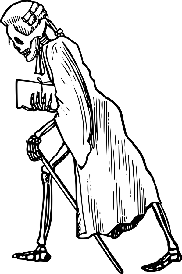 Skeleton Hand Drawing PNG