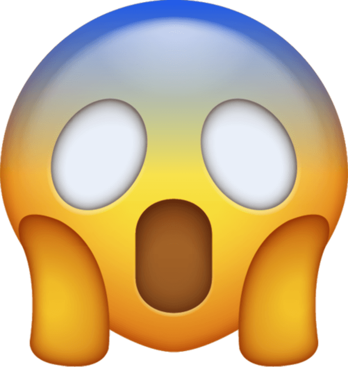 Shocking Emoji PNG