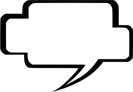 Comic Book Text Bubble PNG