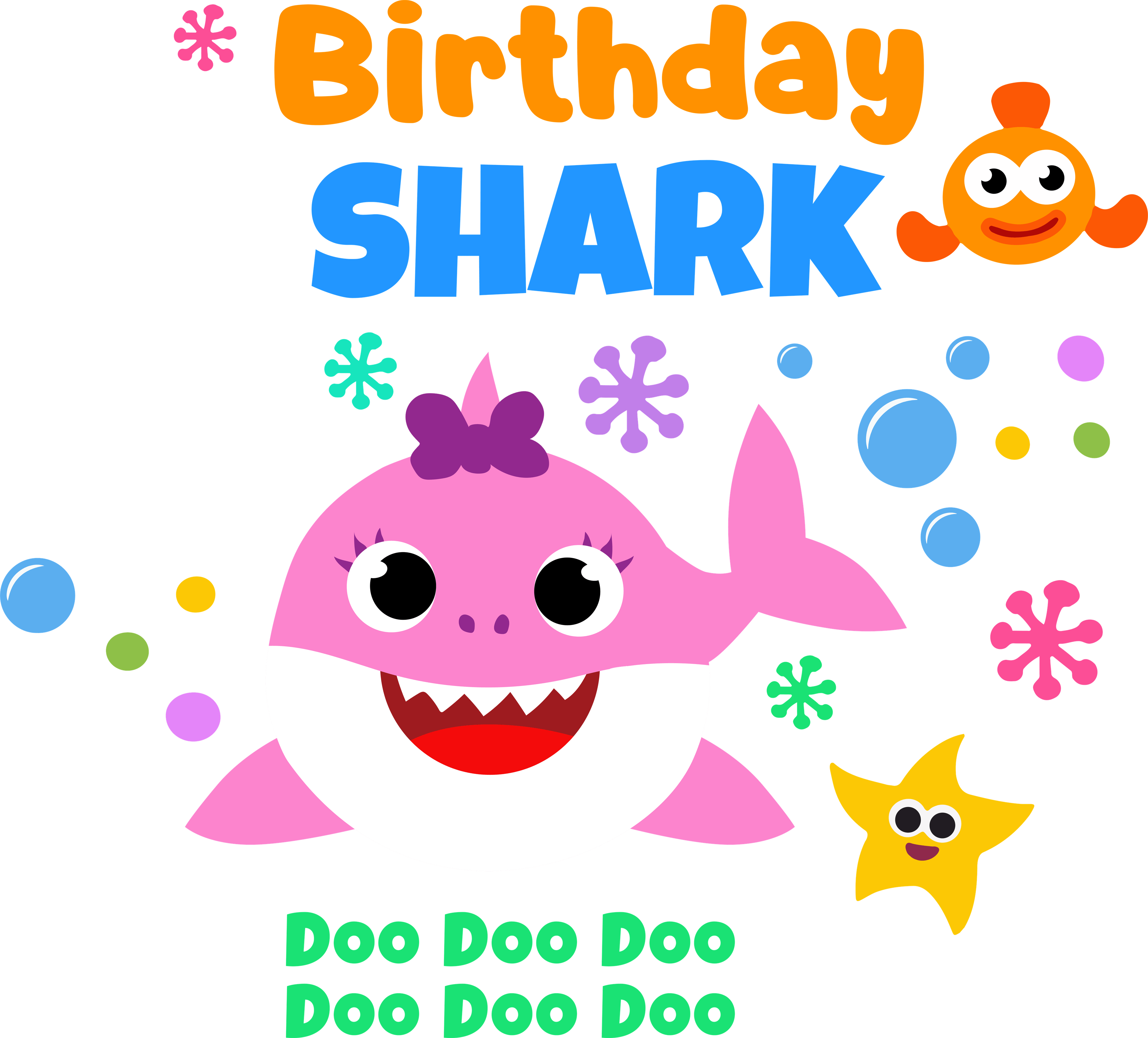 Baby Shark Birthday PNG