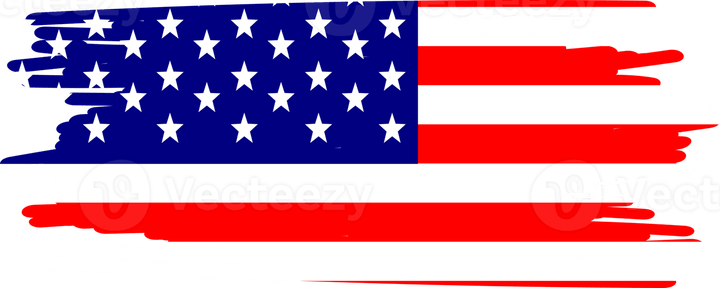 Distressed American Flag PNG