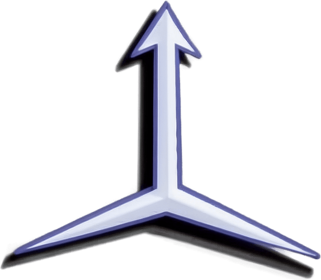 Electric Blue Arrow PNG