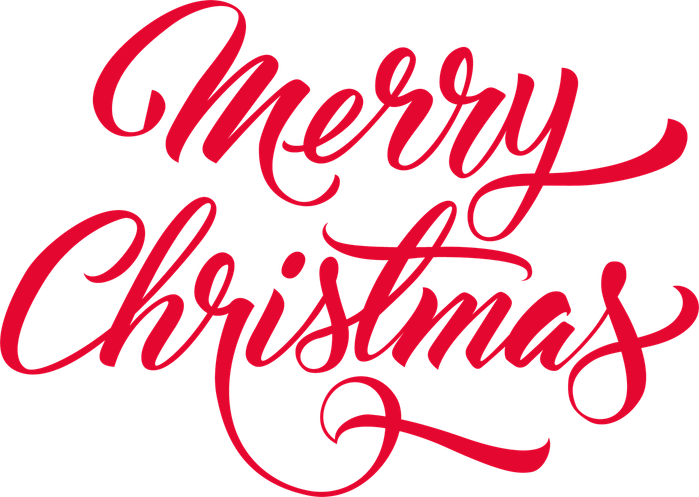 Merry Christmas Text PNG
