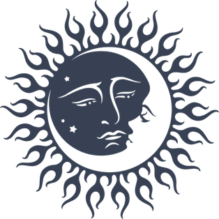 Celestial Sun And Moon PNG
