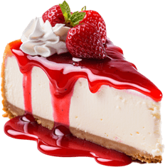 Strawberry Cheese Cake PNG