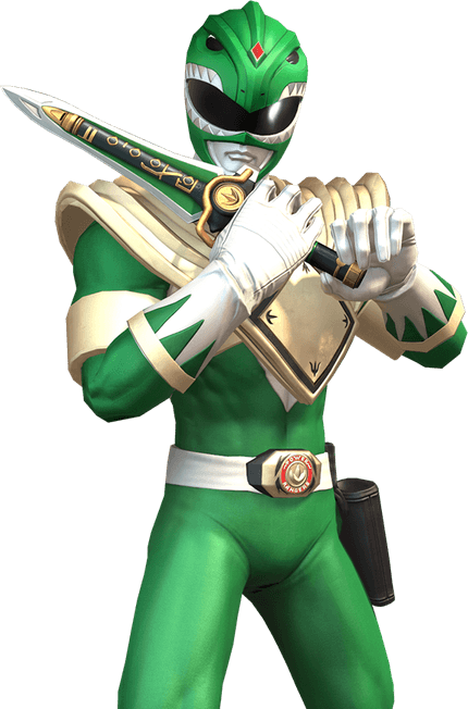 Green Power Ranger PNG