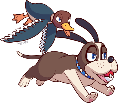 Duck Hunt Dog PNG