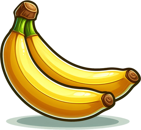 Cartoon Banana PNG