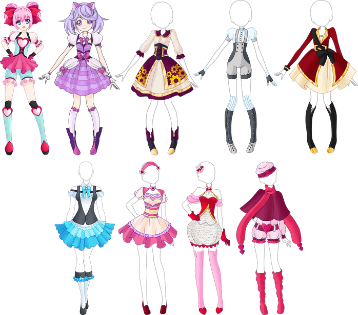 New Year Hanbok Outfit Set PNG