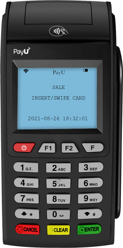 Pos Machine With Money PNG