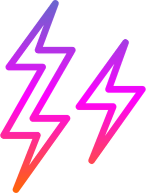Pink Lightning PNG