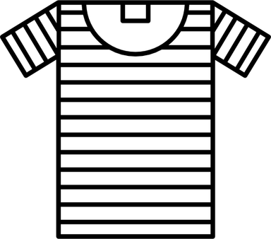 Striped T Shirt PNG