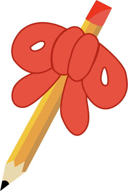 Pencil Bow PNG
