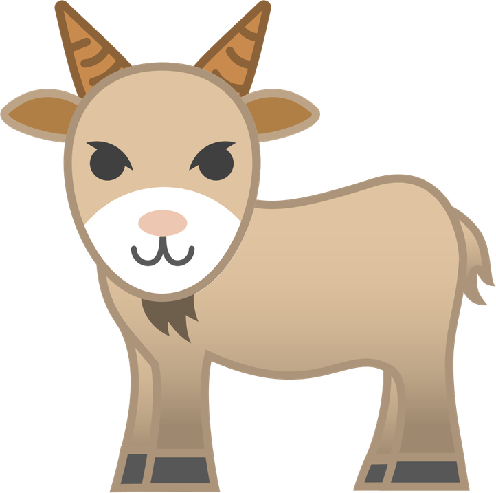 Goat Emoji PNG