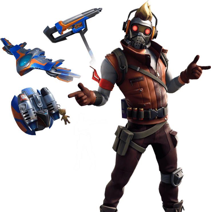 Fortnite Star Lord Outfit PNG