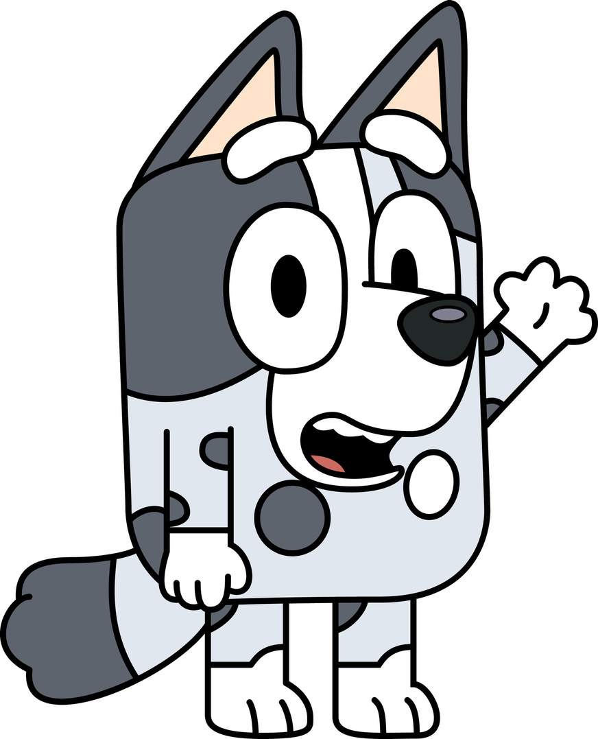 Muffin Bluey PNG