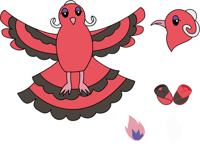 Oricorio Pokemon PNG