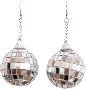 Silver Disco Ball PNG